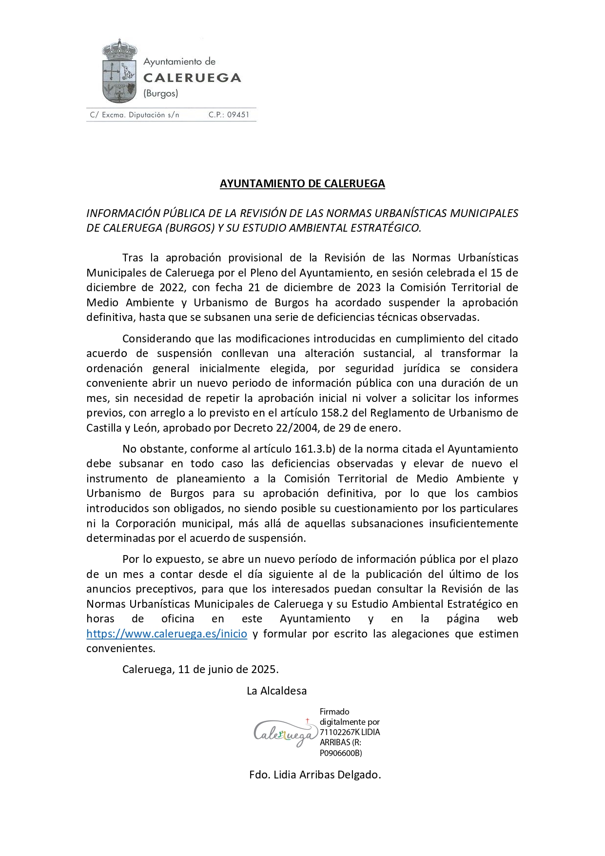REVISIÓN NORMAS URBANÍSTICAS 
